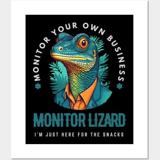 Monitor Lizard Humor Posters and Art